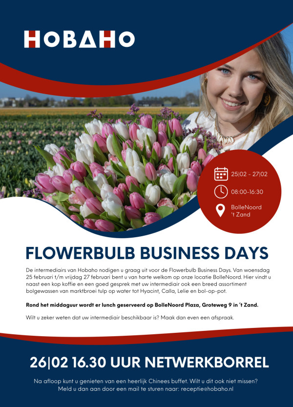 Uitnodiging Flowerbulb Business Days